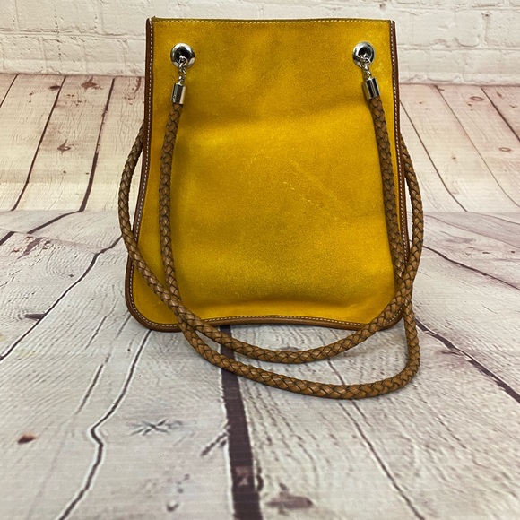 Suarez Suede Leather Handbag - Picture 3 of 6